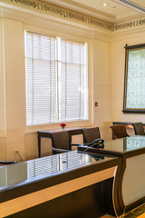 chair and table decoration office building