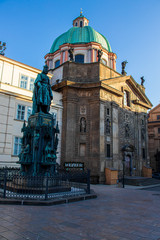 Fototapeta na wymiar St. Francis Of Assisi Church in Prague