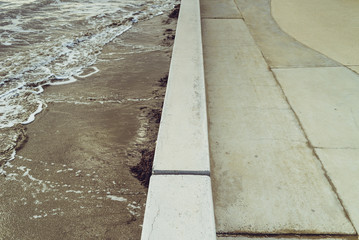Beautiful seascape. Sunny day in Cyprus
