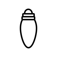 christmas light bulb icon design vector template