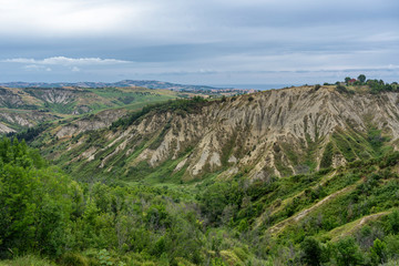 Fototapeta na wymiar Landscape in the Natural Park of Atri, Abruzzo