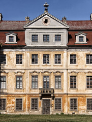 Detail of Horin castle palace facade