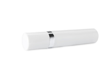 Bottle of luxury serum isolated on white