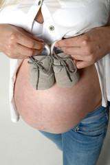 Schwangere Frau babybauch werdende mutter