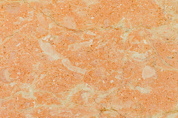 Fototapeta premium Quality orange marble texture, macro shot. Good texture details. Blank marble surface.