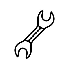 Fototapeta premium wrench icon design, flat style icon collection