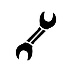 wrench icon design, flat style icon collection