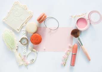 set of accessories for makeup