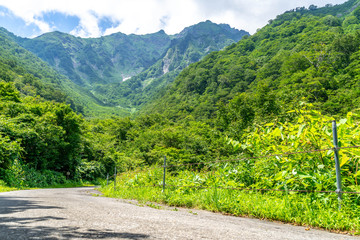 Fototapeta na wymiar 群馬県 谷川岳 マチガ沢の風景