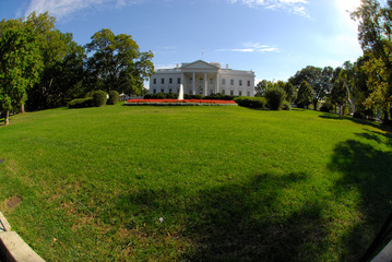 Fototapeta na wymiar the white house in washington dc