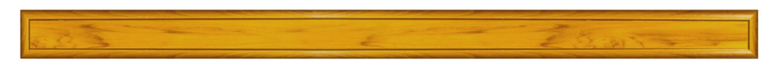 lamelle de bois sur fond blanc 