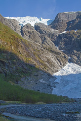 Obraz premium Gletscher Flatbreen im Suphelledalen