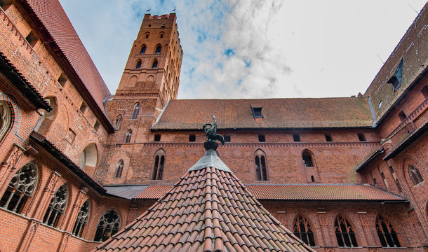 The Malbork Castle In Pomerania Poland