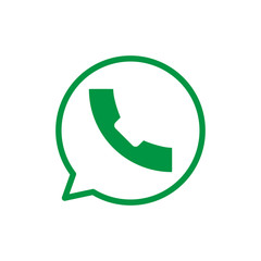 call bubble icon design vector template