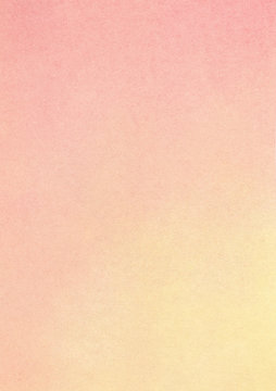 A Pastel Background With Yellow And Pink Gradation.