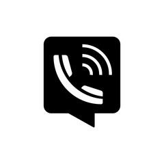 call bubble icon design vector template