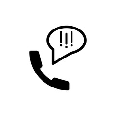call bubble icon design vector template