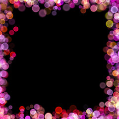 Bokeh Bubble Circle Glowing Illustration For Background