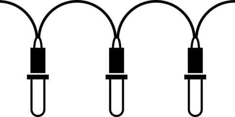 Christmas light icon