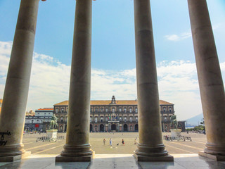 Fototapeta premium Neapel Piazza del Plebiscito