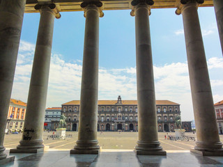 Fototapeta premium Neapel Piazza del Plebiscito