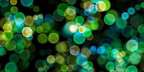 Bokeh Bubble Circle Glowing Illustration For Background