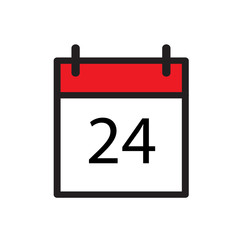 calendar icon design vector template