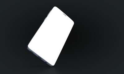 smartphone mobile in 3d mockup