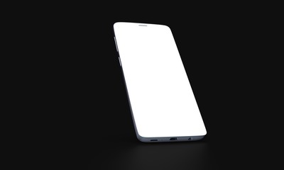 smartphone mobile in 3d mockup