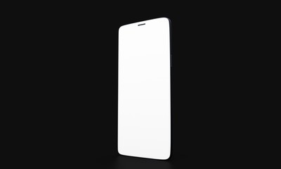smartphone mobile in 3d mockup