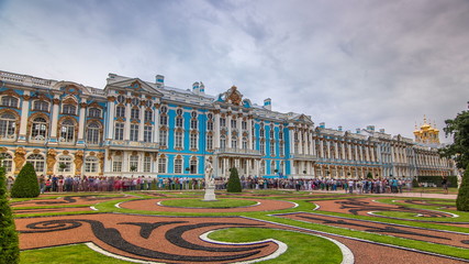 The Catherine Palace timelapse  is a Rococo palace located in the town of Tsarskoye Selo Pushkin