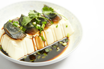 Tofu with Preserved Eggs