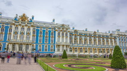 The Catherine Palace timelapse  is a Rococo palace located in the town of Tsarskoye Selo Pushkin