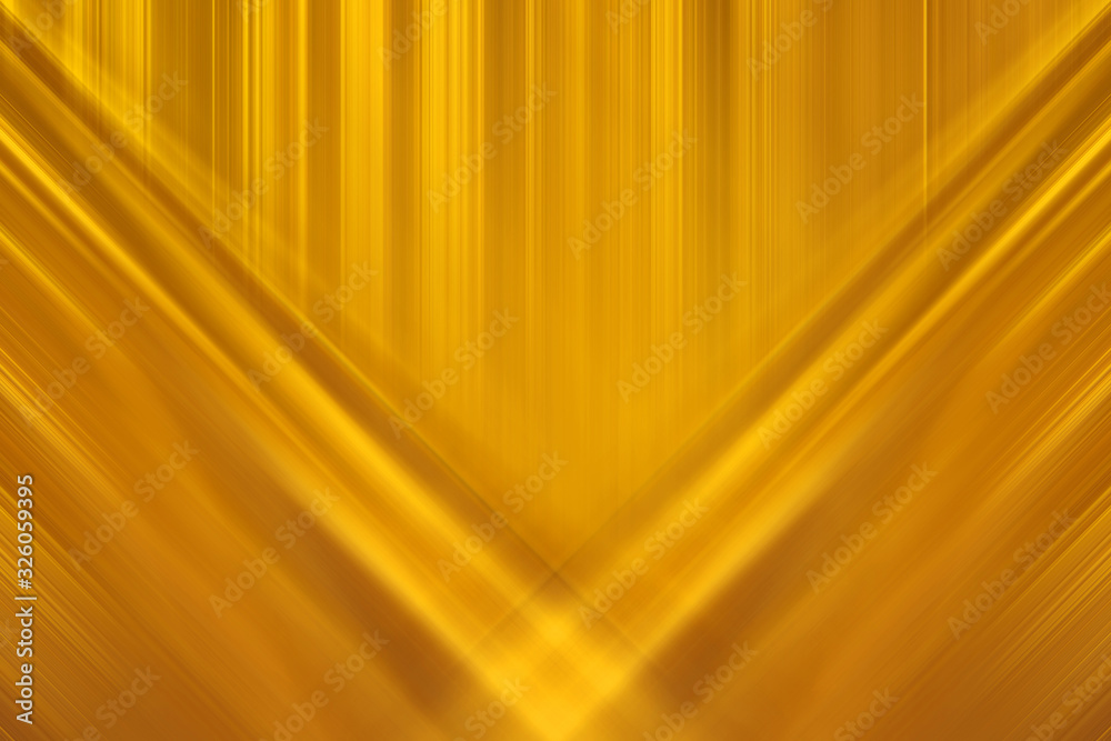 Canvas Prints motion blurred line texture on gold color background.