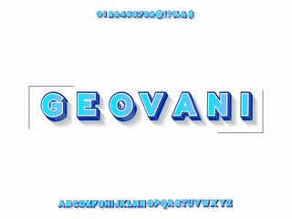 Font.alphabet. Handcrafted handwritten .vintage Hand Drawn.Shadow Effect .Retro Typography.Typeface.Script. Vector Illustration 