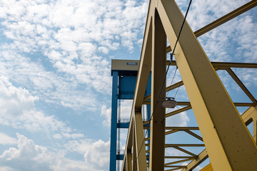 Die Kattwykbr&uuml;cke in Hamburg Moorburg
