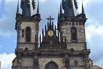 Obraz premium church of our lady before tyn in prague