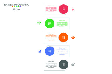 Infographic template design, infographic element