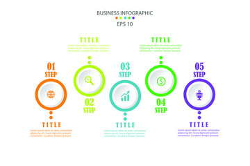Infographic template design, infographic element