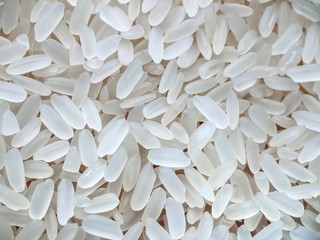 Long grain rice texture. Healthy eating concept.