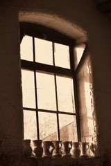 Old Window with jugs