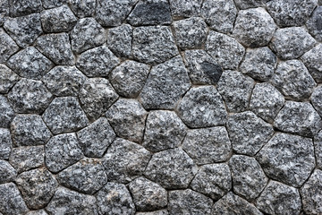 Natural stone masonry wall texture or background