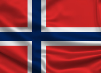 Obraz premium Waving world flags. Silk, satin texture. 3d Illustration.