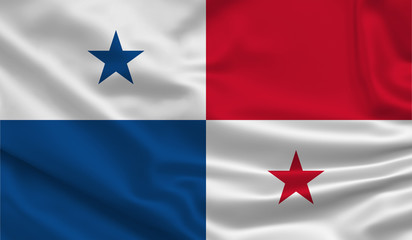 Waving world flags. Silk, satin texture. 3d Illustration.