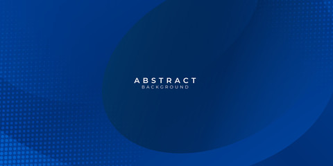 Dark modern blue abstract presentation background with halftone. Vector illustration design for presentation, banner, cover, web, flyer, card, poster, wallpaper, texture, slide, magazine, and powerpoi