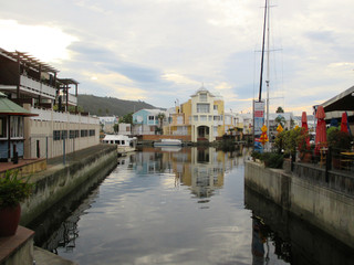 Obraz premium Fisherman’s village Hermanus Swellendam on the famous Garden Route Knysna Lagoon in South Africa - CPT