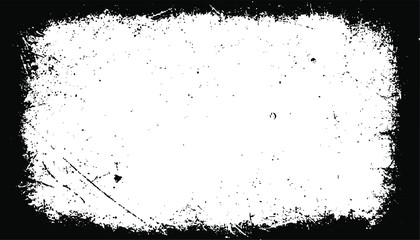 Scratched Frame. Grunge Urban Background Texture Vector. Dust Overlay. Distressed Grainy Grungy Framing Effect. Distressed Backdrop Vector Illustration. EPS 10.