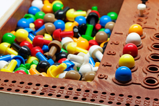 Umea, Norrland Sweden - February 10, 2020: players meet in the game Mastermind