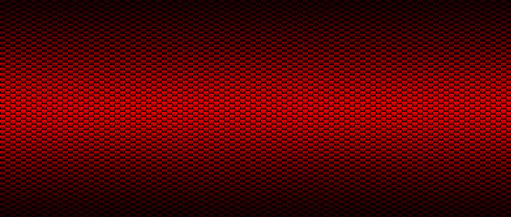red and black carbon fibre background and texture.