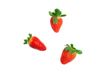 Strawberry. Fresh berries macro.